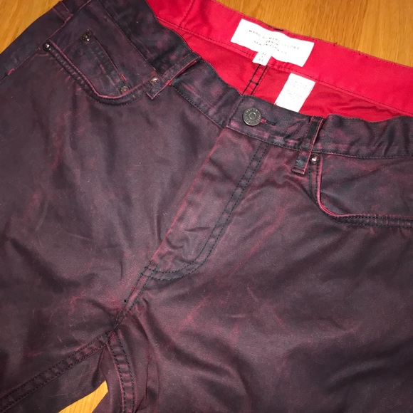 MARC By Marc Jacobs Men’s Red Denim Jeans 32X 34 - Picture 3 of 7